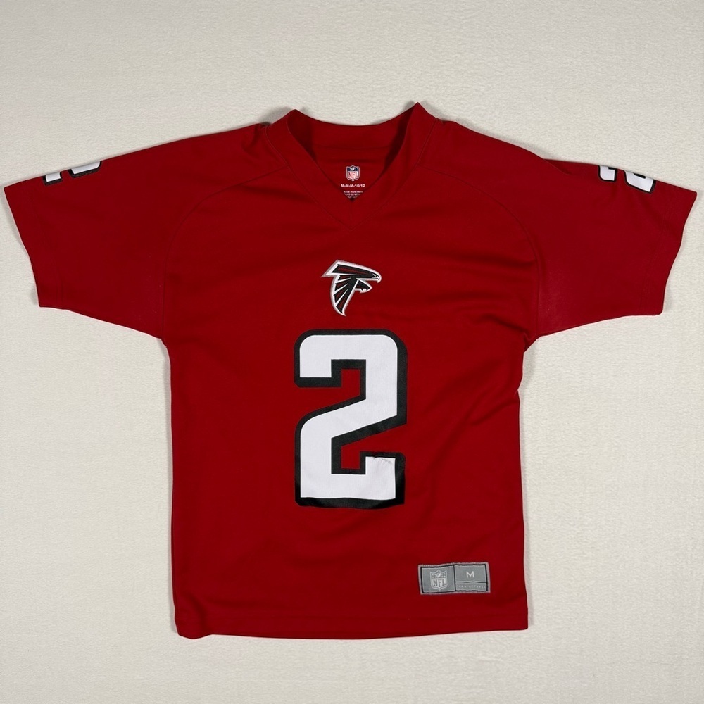 Reebok Atlanta Falcons Youth Jersey Matt Ryan‎ #2 Black. Size Large - Picture 2 of 8